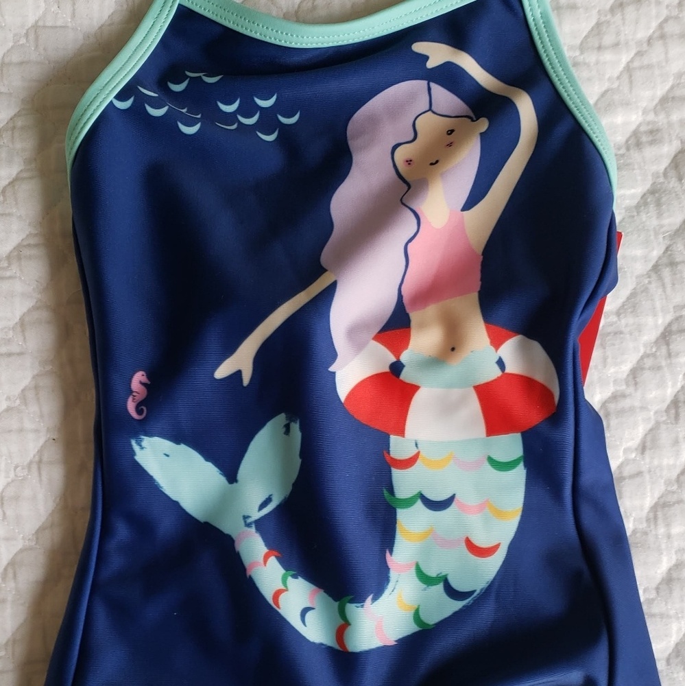 NWT Hanna Andersson sz 80 Mermaid swimsuit